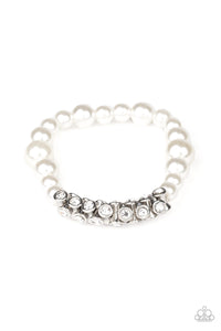 Traffic Stopping Sparkle - White Bracelet