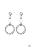 On the Glamour Scene - Silver Earrings