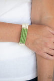 Hot Cross BUNGEE - Green Bracelet