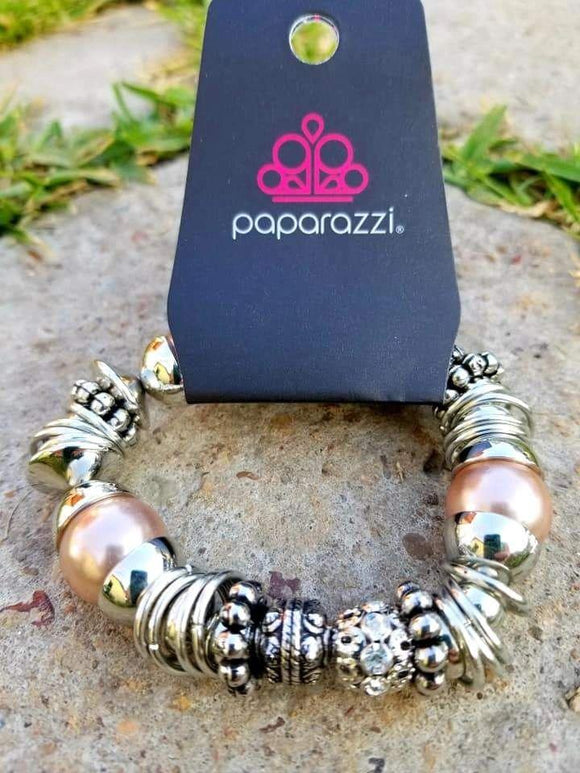 Uptown Tease - Brown Bracelet