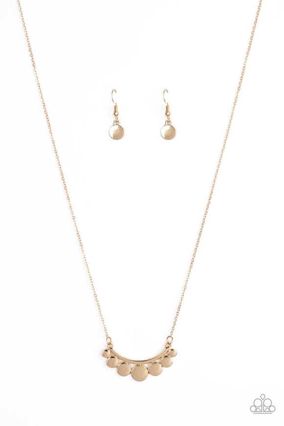 Melodic Metallics - Gold Necklace
