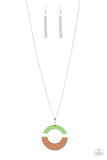 Sail Into the Sunset - Green Necklace