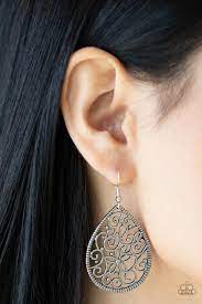 Tour de Garden - Silver Earring