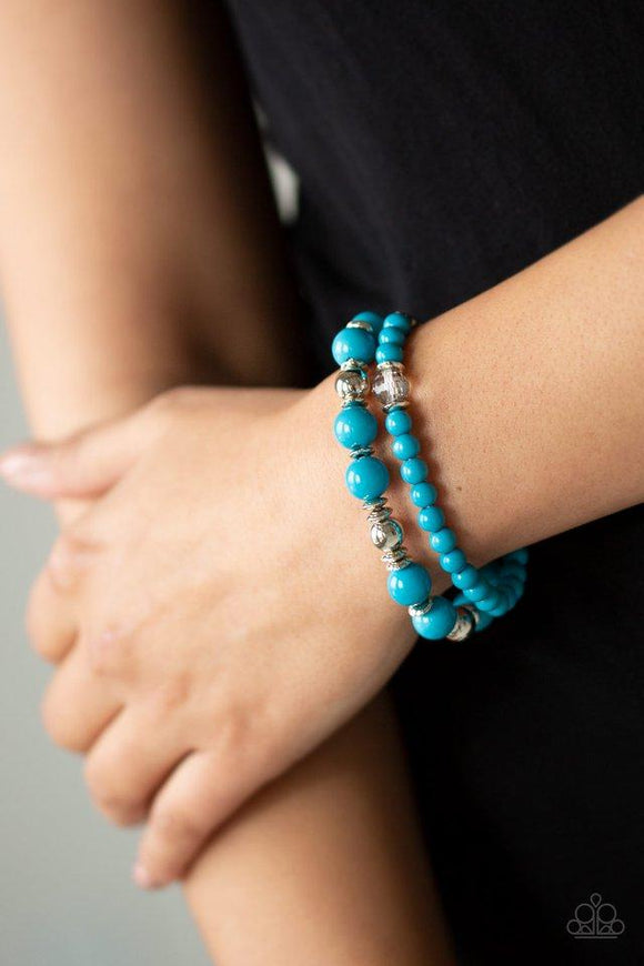 Colorful Collisions - Blue Bracelet