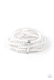 Thank Me LAYER - White Bracelet