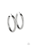 Hoop Hustle - Silver Earrings
