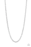Courtside Couture - Silver Urban Necklace
