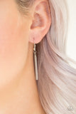 Triple Shimmer - White Necklace