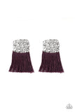 Plume Bloom - Purple Earrings