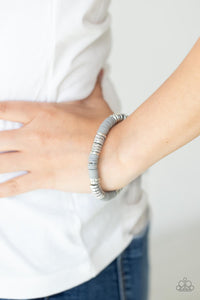Stacked In Your Favor - Silver Bracelet