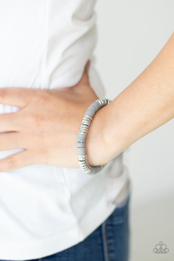 Stacked In Your Favor - Silver Bracelet