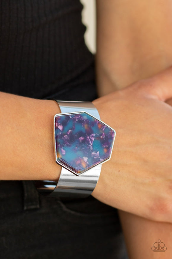GEO-ing the Distance - Purple Bracelet