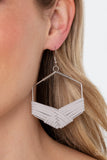 Suede Solstice - Silver Earring