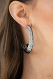I Double FLARE You-Black Earrings