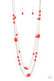 Day Trip Delights - Red Necklace