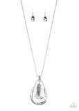 Texture Trekker - Silver Necklace