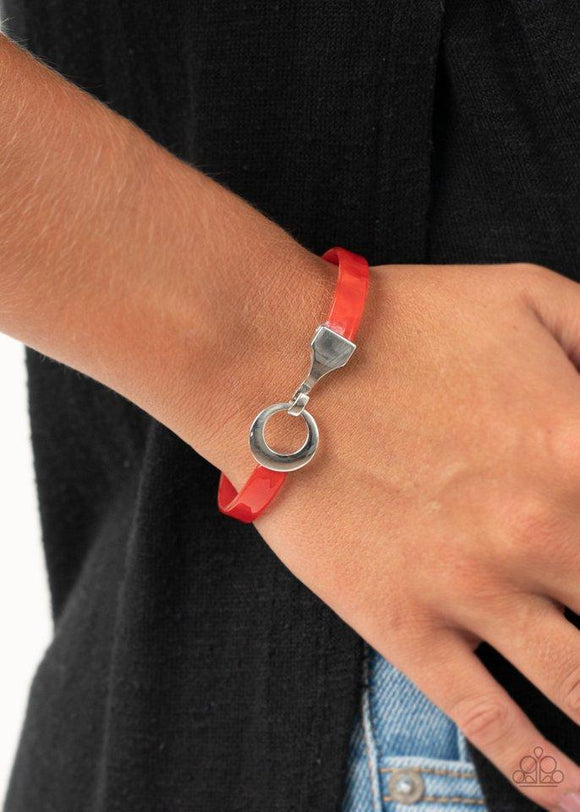 HAUTE Button Topic - Red Bracelet