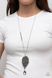Frond Fantasy - Black Necklace
