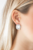 The Modern Monroe - White Earring