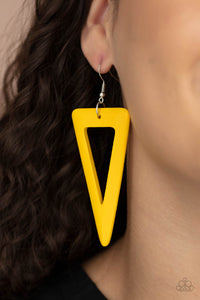 Bermuda Backpacker - Yellow Earring