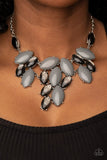 Date Night Nouveau - Silver Necklace