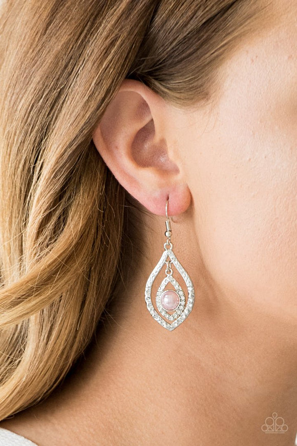 Breaking Glass Ceilings - Pink Earrings