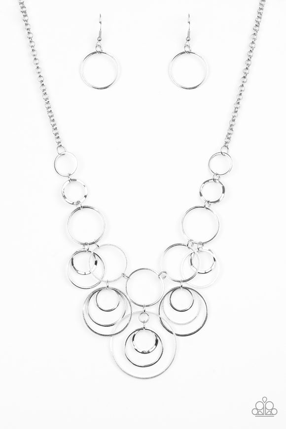 Break the Cycle - Silver Necklace