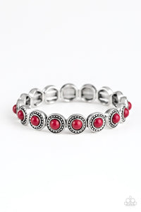 Globetrotter Goals - Red Bracelet