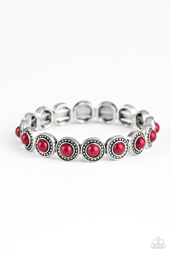 Globetrotter Goals - Red Bracelet