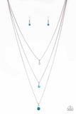 Crystal Chic - Blue Necklace