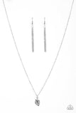 Palm Tree Retreat - Silver Necklace