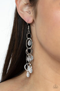 Dizzyingly Dreamy - White Earring