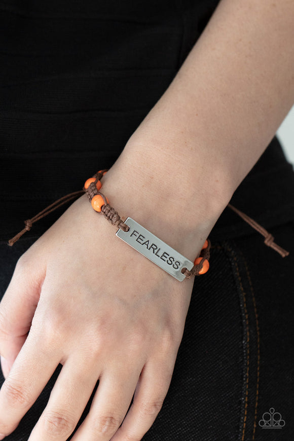 Conversation Piece - Orange Urban Bracelet