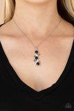 Classically Clustered - Black Necklace