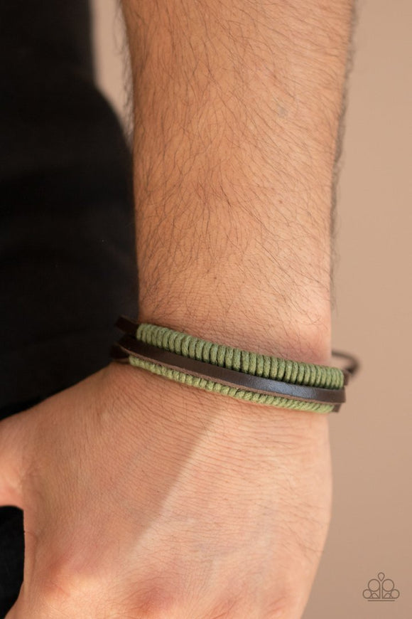 Rugged Roper - Green Bracelet