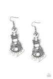 Tropic Tribe - White Earrings