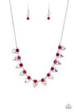 Razor-Sharp Refinement - Pink Necklace
