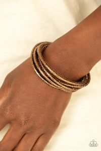 GLITTER-tastic - Brown Bracelet