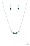Sparkling Stargazer - Green Necklace