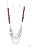 Plains Paradise - Green Necklace