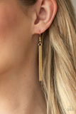 Glamorously Glaring - Gold Necklace