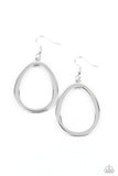Casual Curves - Silver Earring