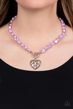Color Me Smitten - Purple Necklace