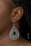 Eat, Drink, and BEAM Merry - Black Earrings