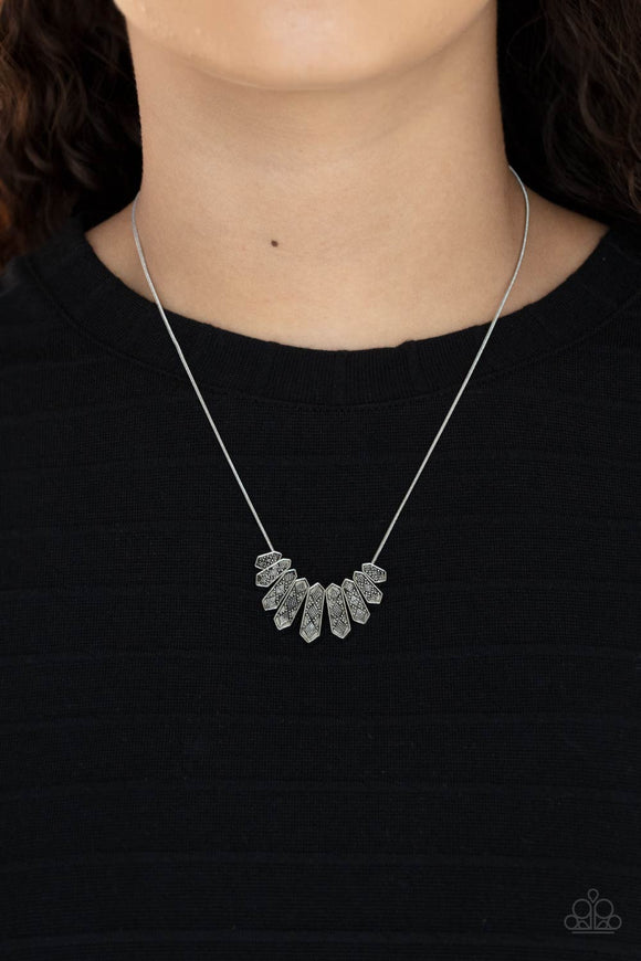 Monumental March - Silver Necklace