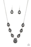 Socialite Social- Silver Necklace