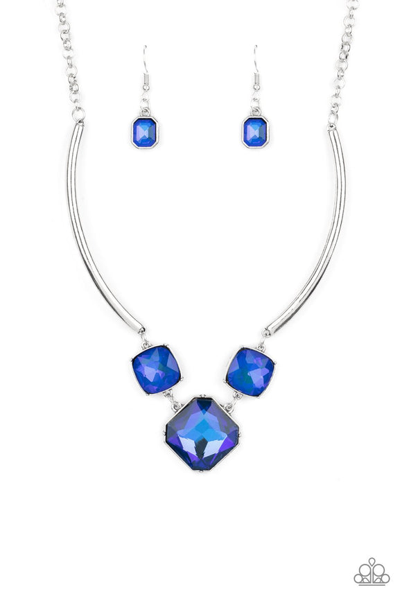 Divine Iridescence - Blue Necklace