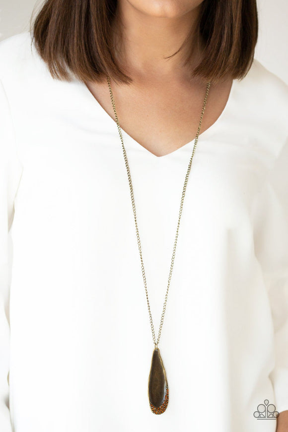 Metro Storm - Brown Necklace