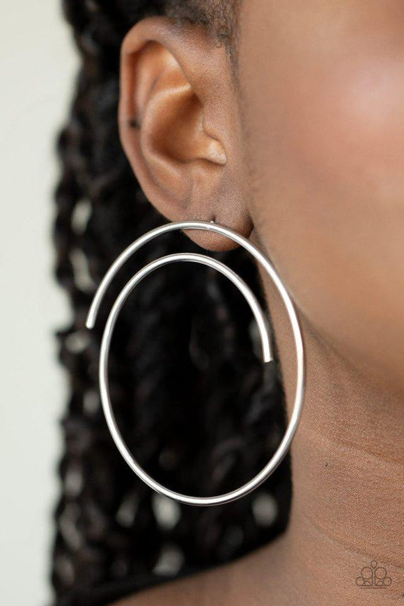 Vogue Vortex - Silver Earrings