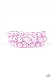 Total PEARL-fection - Purple Bracelet